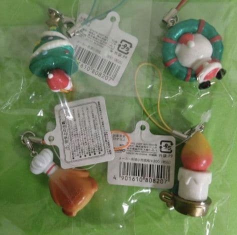 新品　ハローキティ　クリスマスストラップ　全4種　コンビニ限定　販売　2007年