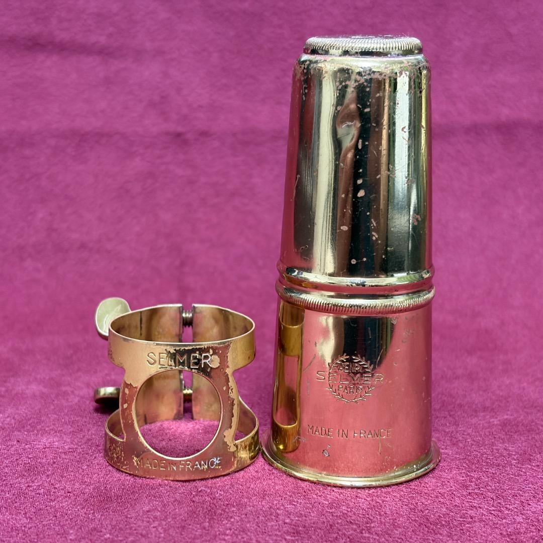 テナー ビンテージ SELMER リガチャー&キャップ テナー ビンテージ