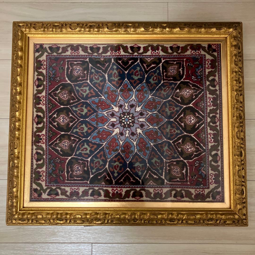 ペルシャ絨毯　タブリーズ 41x48cm RUGXU / ペルシャ絨毯 タブリーズ 47871E