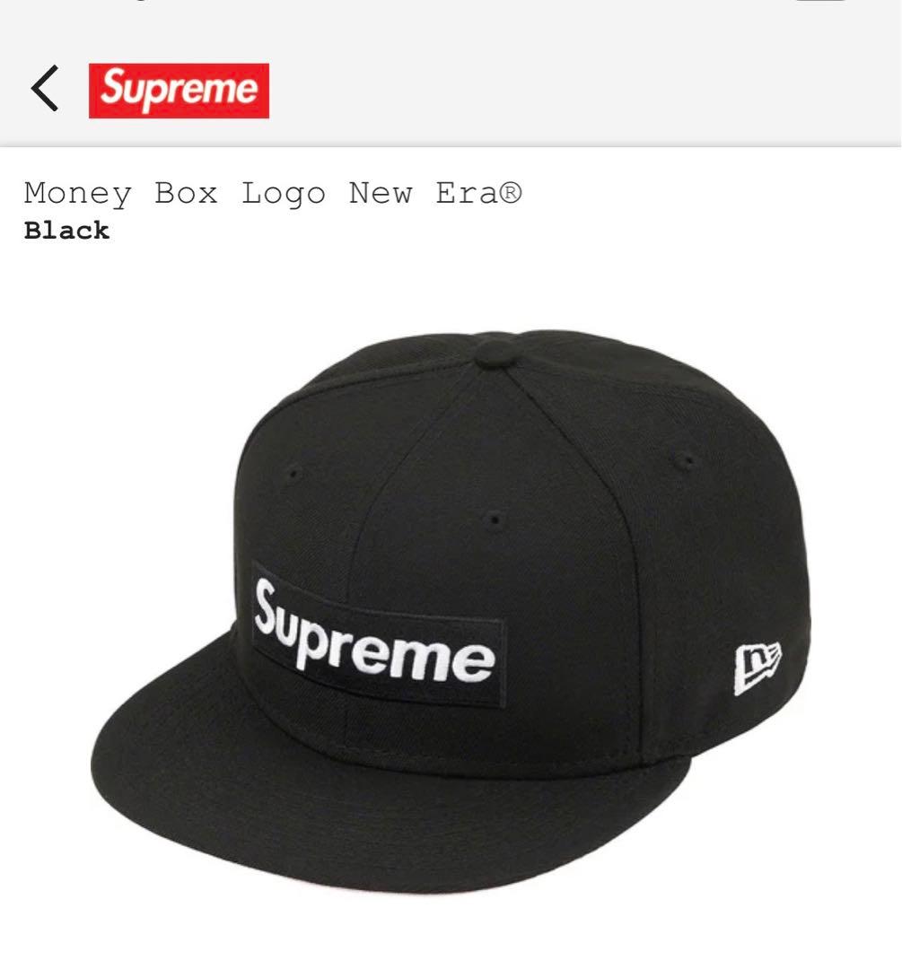 7-5/8 Supreme Money Box Logo NEW ERA - 帽子オンライン アウトレット