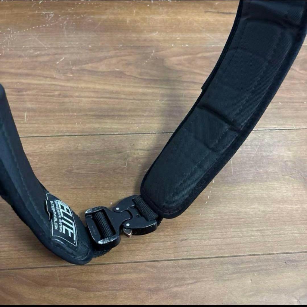 米軍　ELITE ガンファイターベルト　MEDIUM ブラックUSA製　送料無料