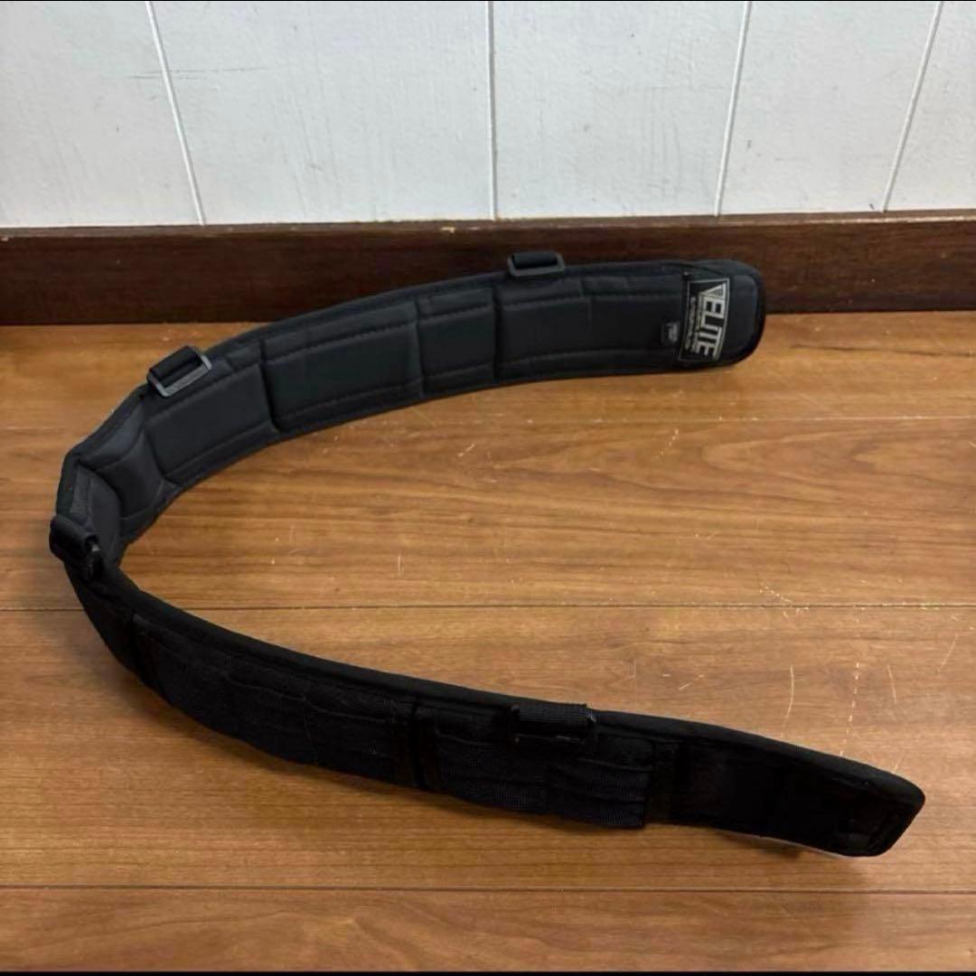 米軍　ELITE ガンファイターベルト　MEDIUM ブラックUSA製　送料無料