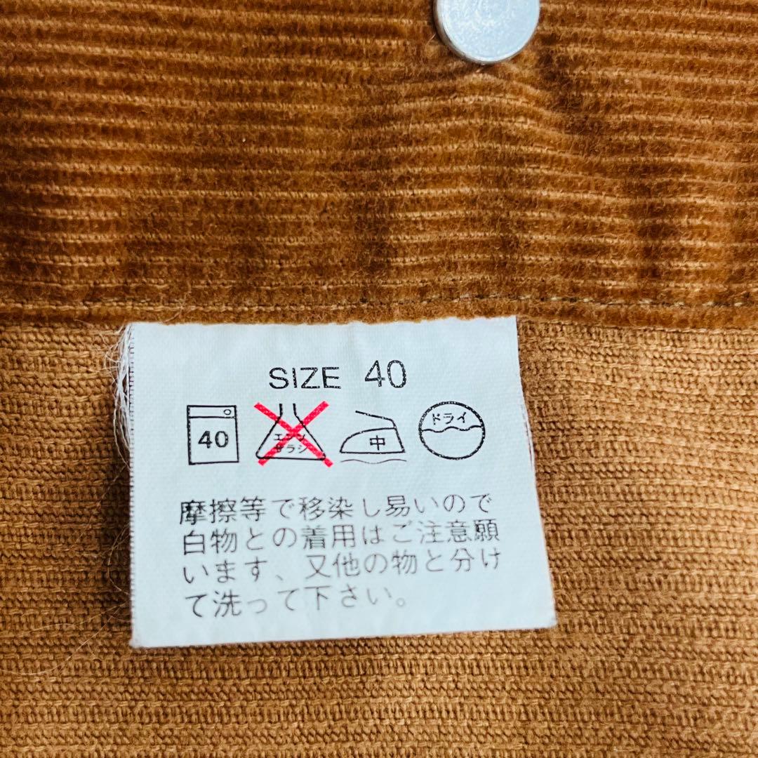 90s WHITE LEVI'S コーデュロイトラッカージャケット【40】