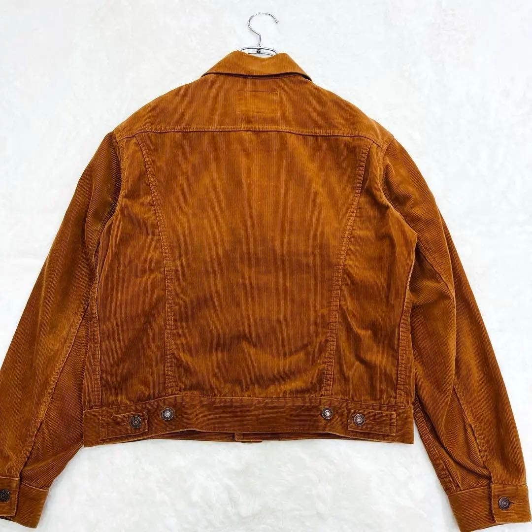 90s WHITE LEVI'S コーデュロイトラッカージャケット【40】