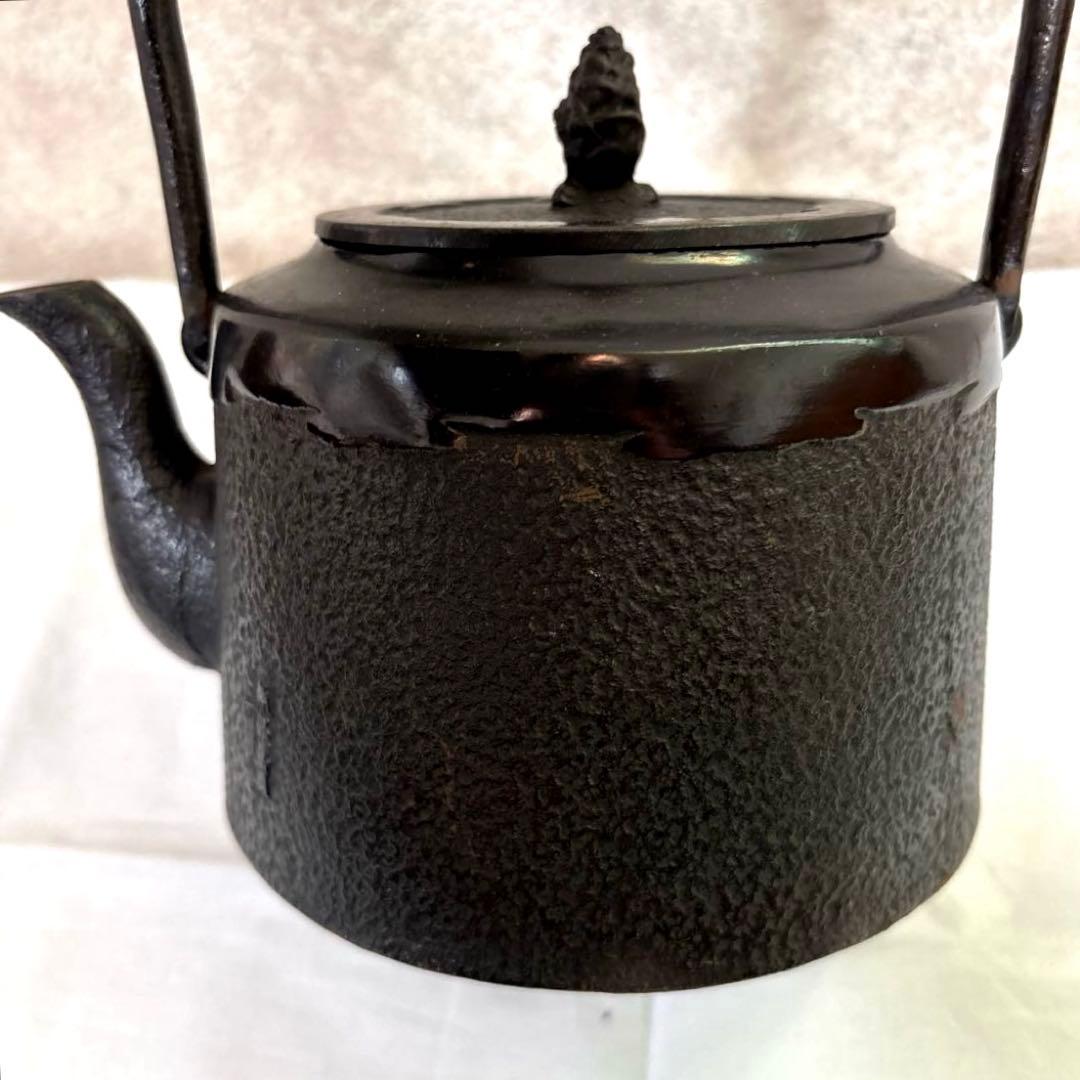南部三厳堂 鉄瓶 南部鉄器 竹図 骨董 アンティーク 茶道具 美術品
