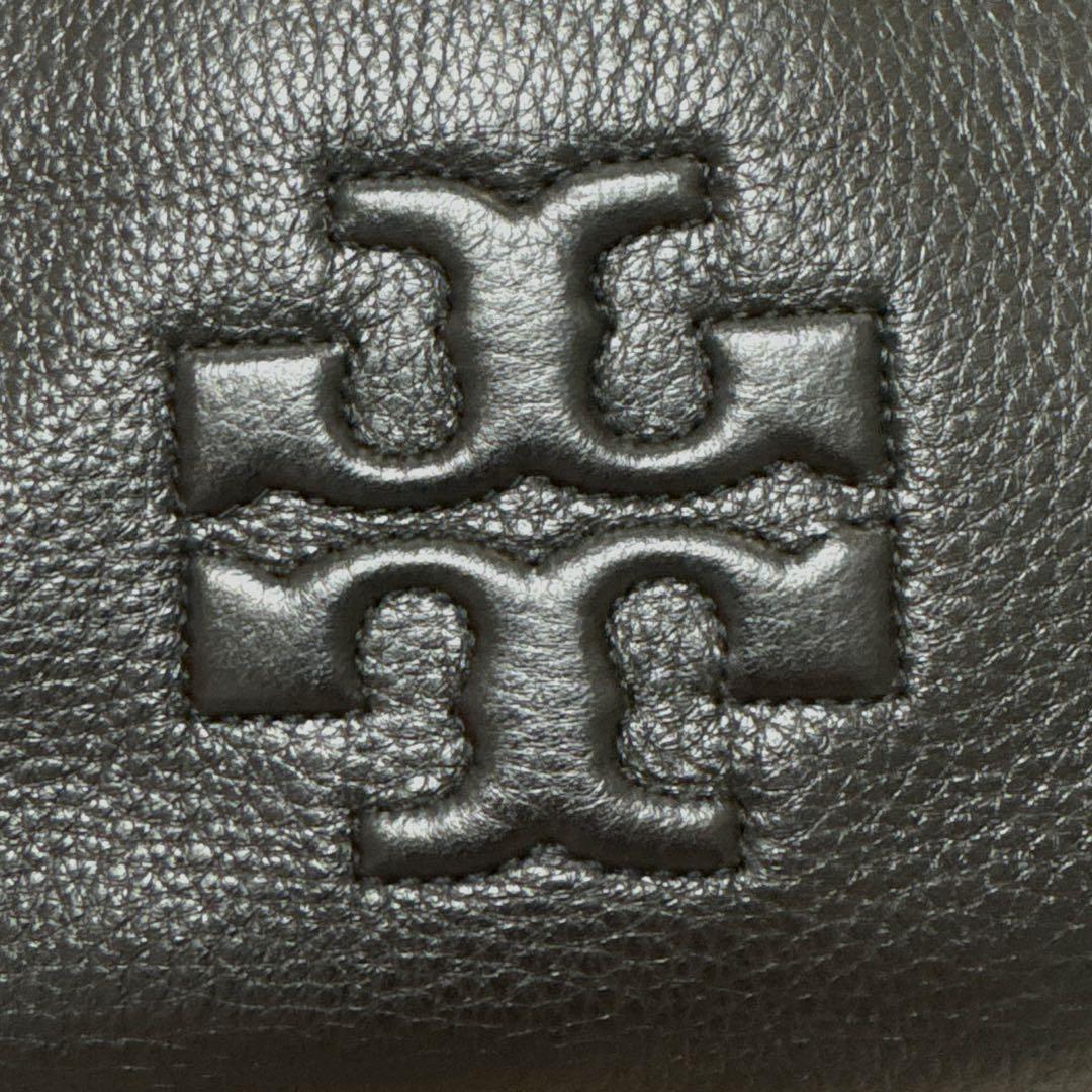 TORY BURCH レザー 2WAY ショルダーバッグ 黒 フリンジ