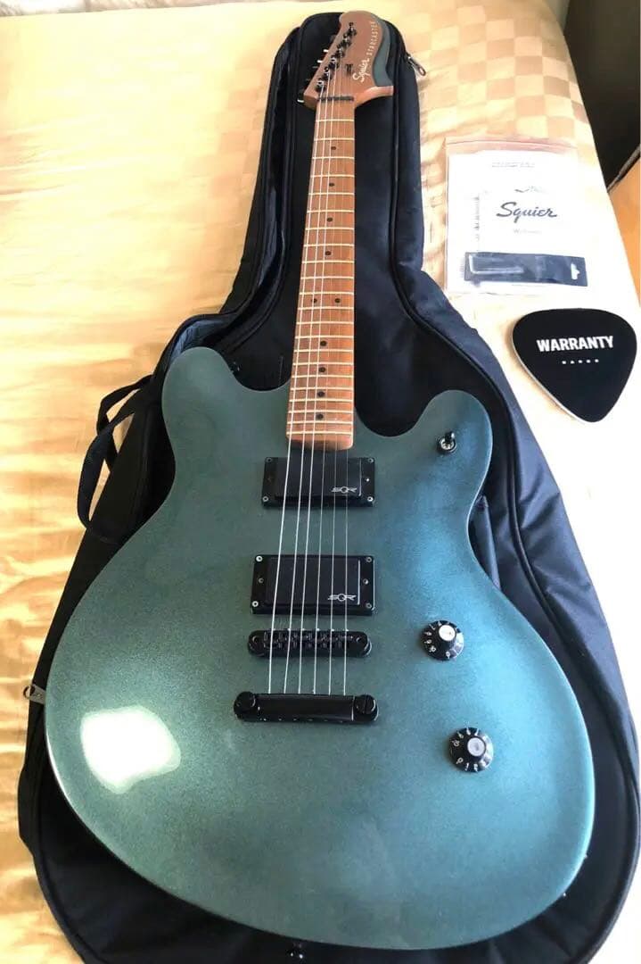 Squier Active Starcaster ガンメタル 美品