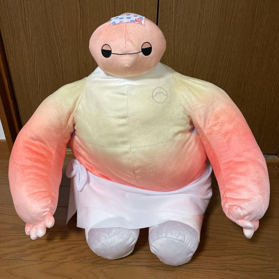 未使用☆ベイマックス超超BIGぬいぐるみ〜サウナ〜・ベイマックス