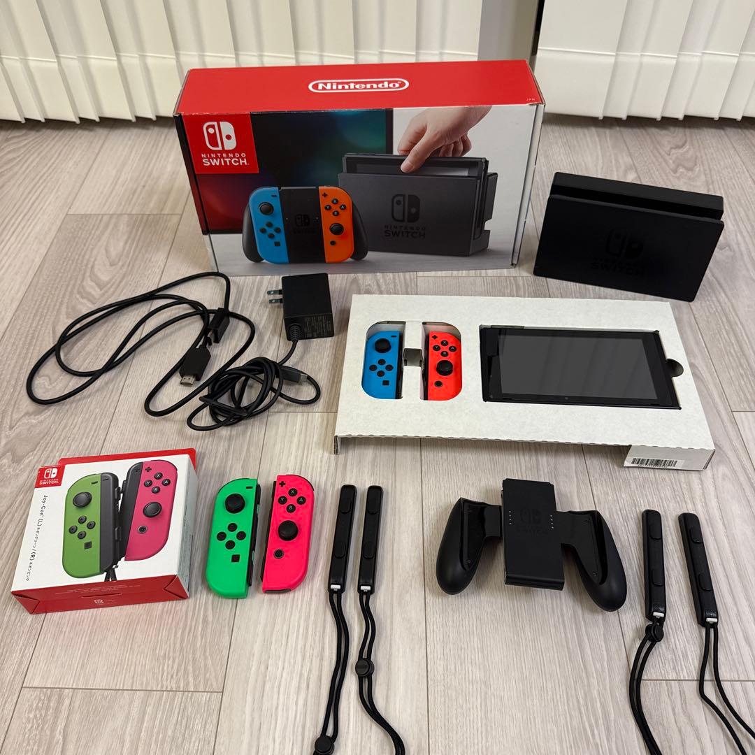 Nintendo Switch本体一式+ジョイコンセット