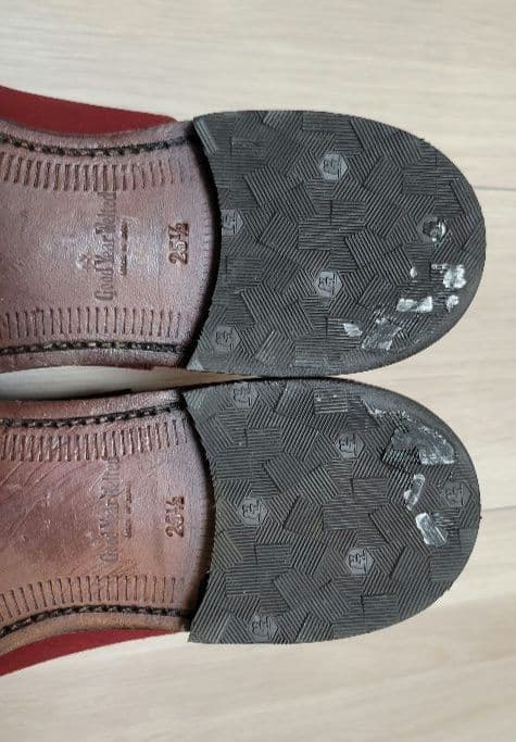 SCOTCH GRAIN スコッチグレイン スウェードストレートチップ レッド