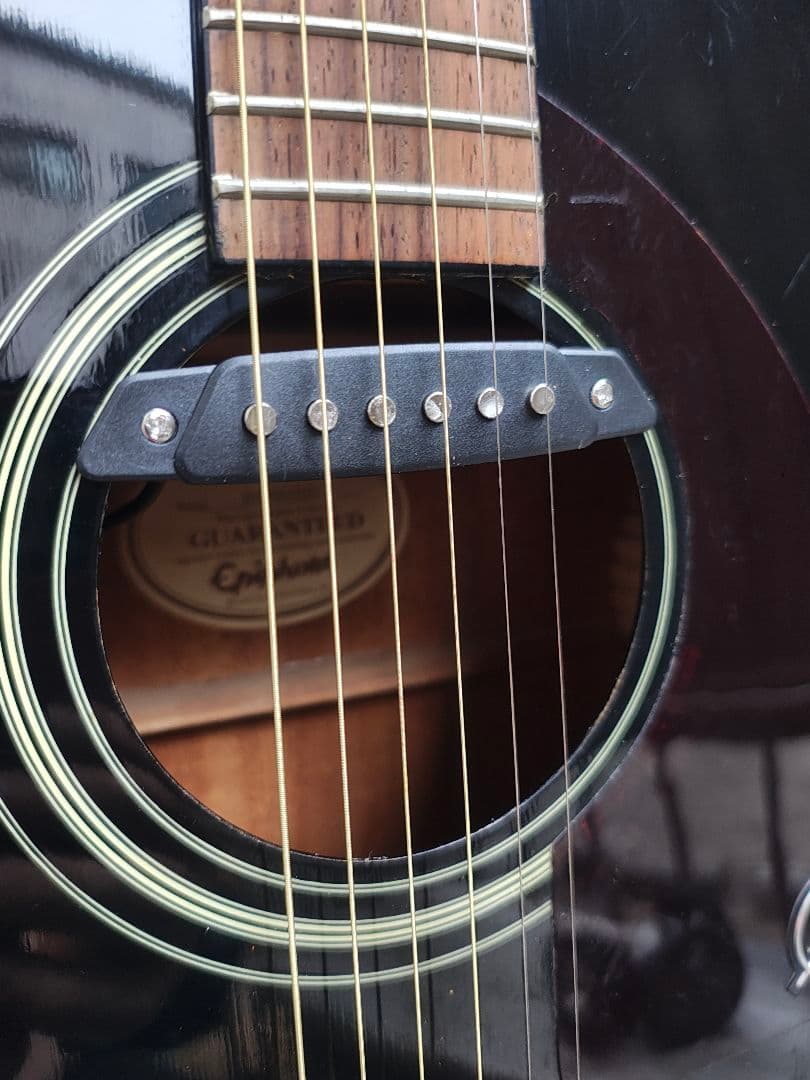 超美品 Epiphone SJ-15 EB ジャンボボディー Wピックアップ