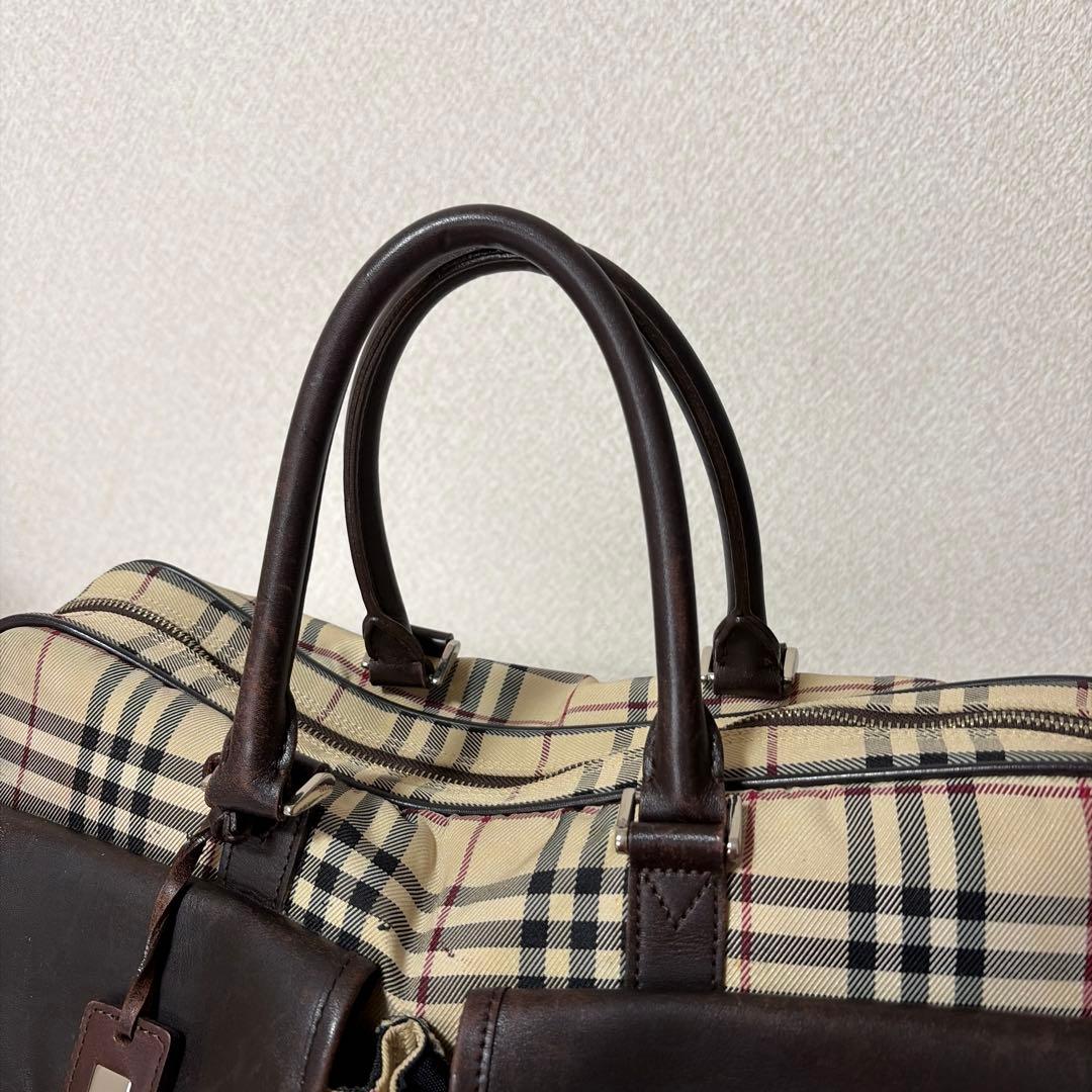 豪華 BURBERRYバーバリー ノバチェック柄 ビジネスケース×ポーチ セット