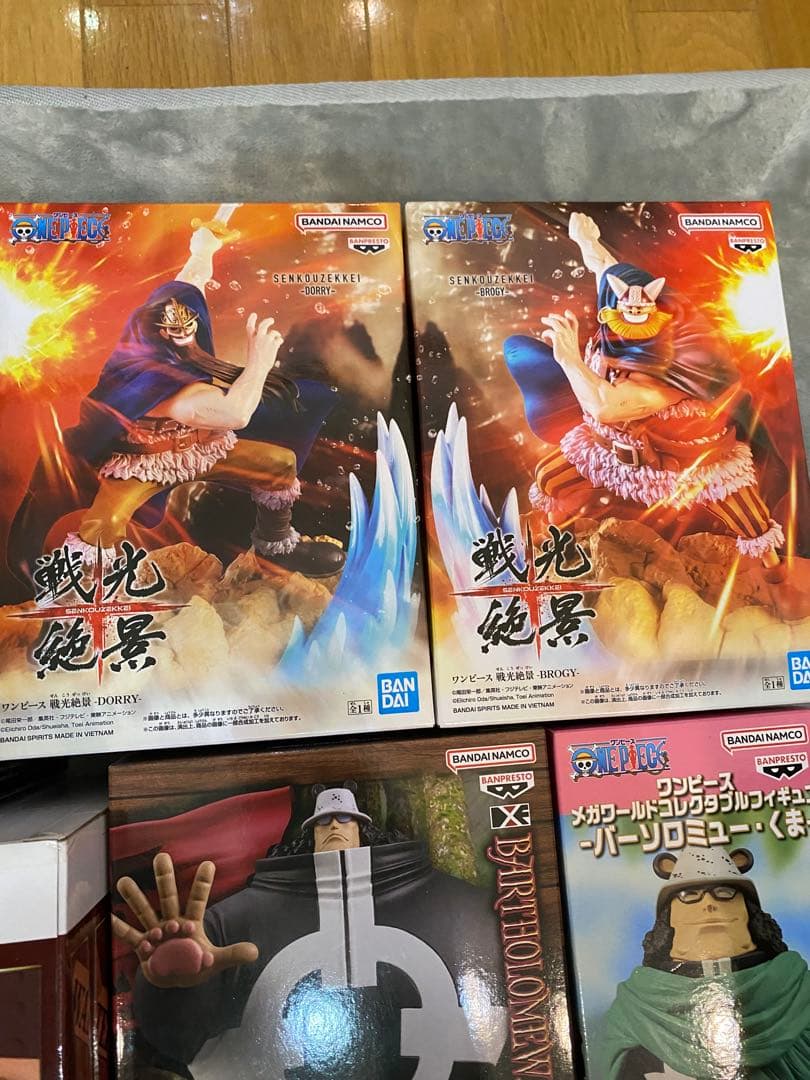 ワンピース　ルフィ、エース、サボなど　フィギュア10点まとめ売りセット　即日発送