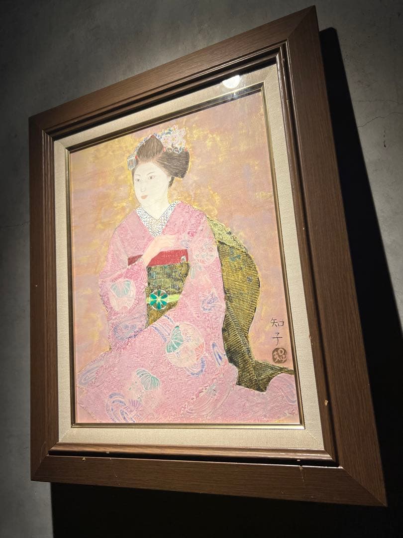 専用他の方発送×浮世絵　松田知子【舞妓】日本画　共シール