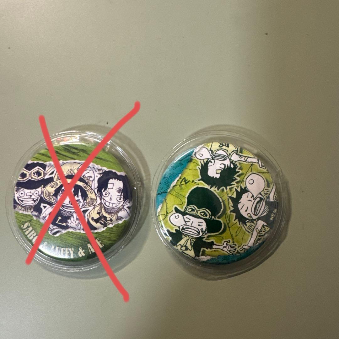 ルフィ・エース・サボ 缶バッジセット - メルカリ