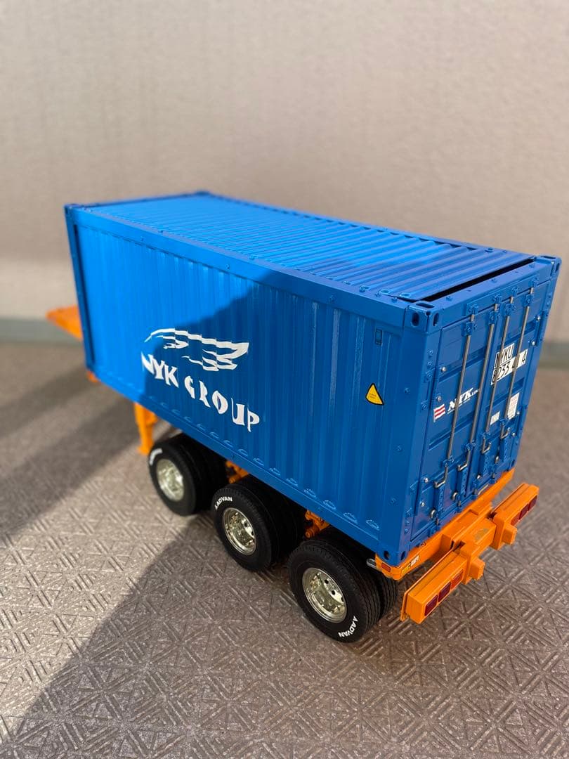 タミヤ 1/14 17プロフィア 20ft海コンシャーシ フルオぺ トレーラー