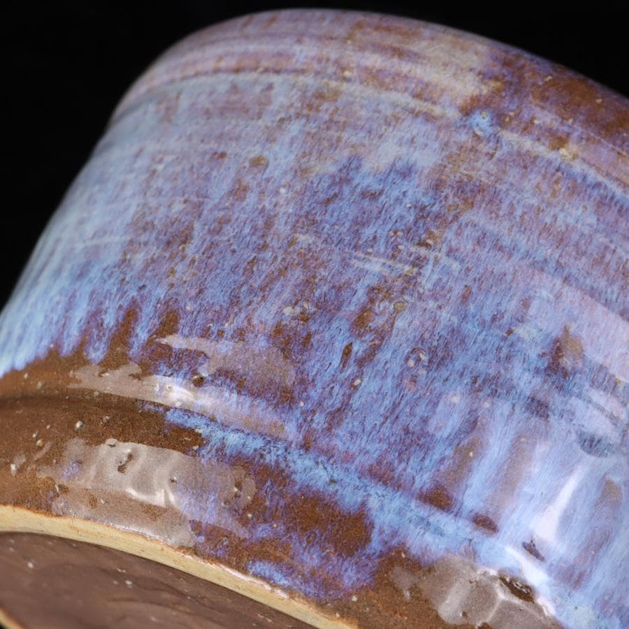 Y3107-2 茶道具 康起造 萩焼水指 共箱 替え蓋付 R.R.R