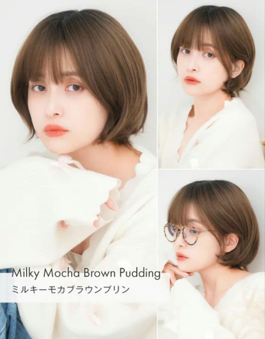 リネアストリア 天使のラテショート　脱毛症 抗がん剤 女性 ウィッグ　エクステ