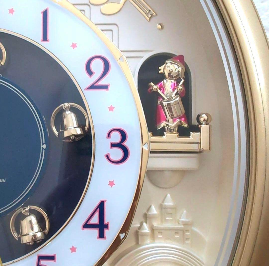 【美品】SEIKO からくり時計 電波時計 ウェーブシンフォニークリスマスソング