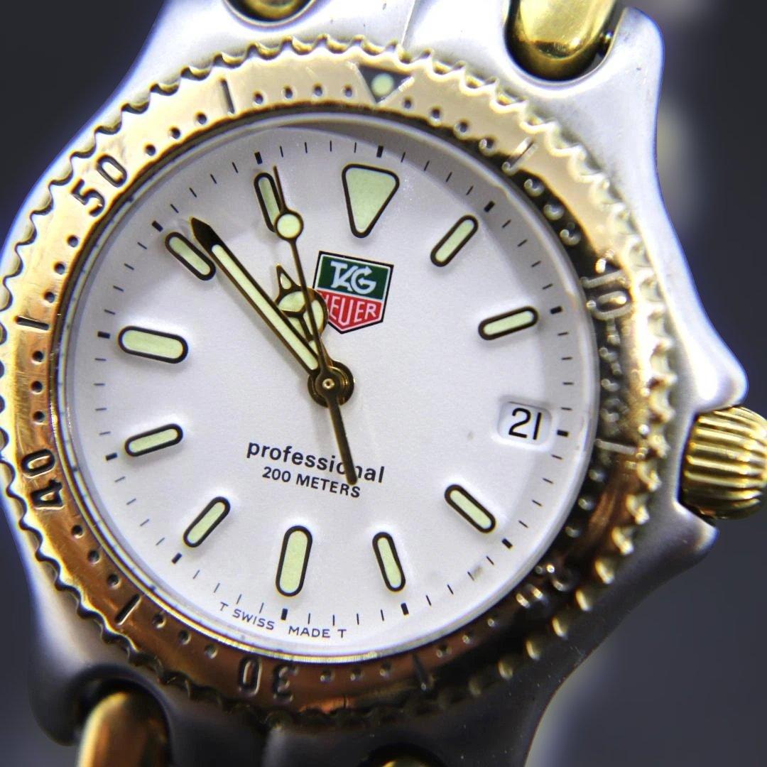 タグホイヤー　Sel　S95.813K　腕時計　メンズ　34ｍｍ　クオーツ　白