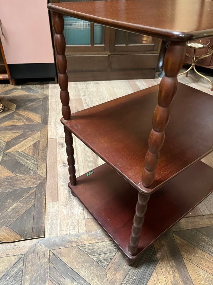 ナジコ 3段棚 ラック 昭和レトロ インテリア 当時物