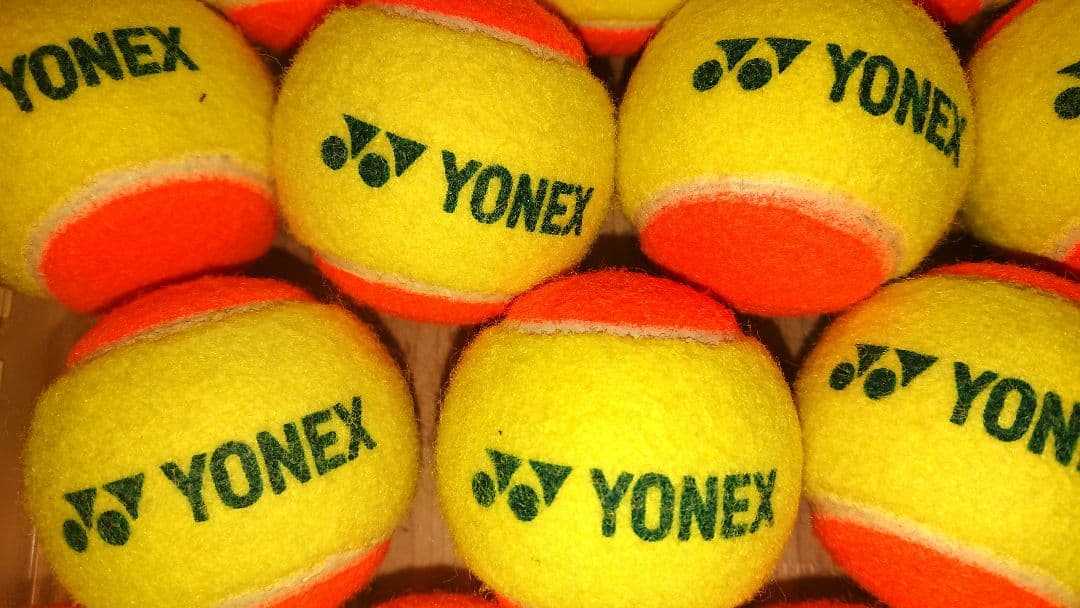 オレンジボール20個① ジュニア8~10歳テニスボール YONEX ヨネックス
