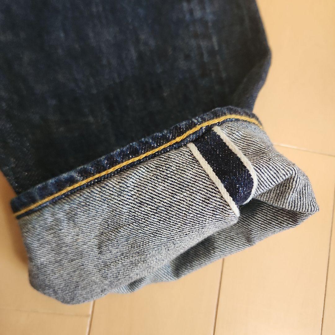 未使用品 デニム&ダンガリー 刺繍付きイージーデニムパンツ 01 150 SM