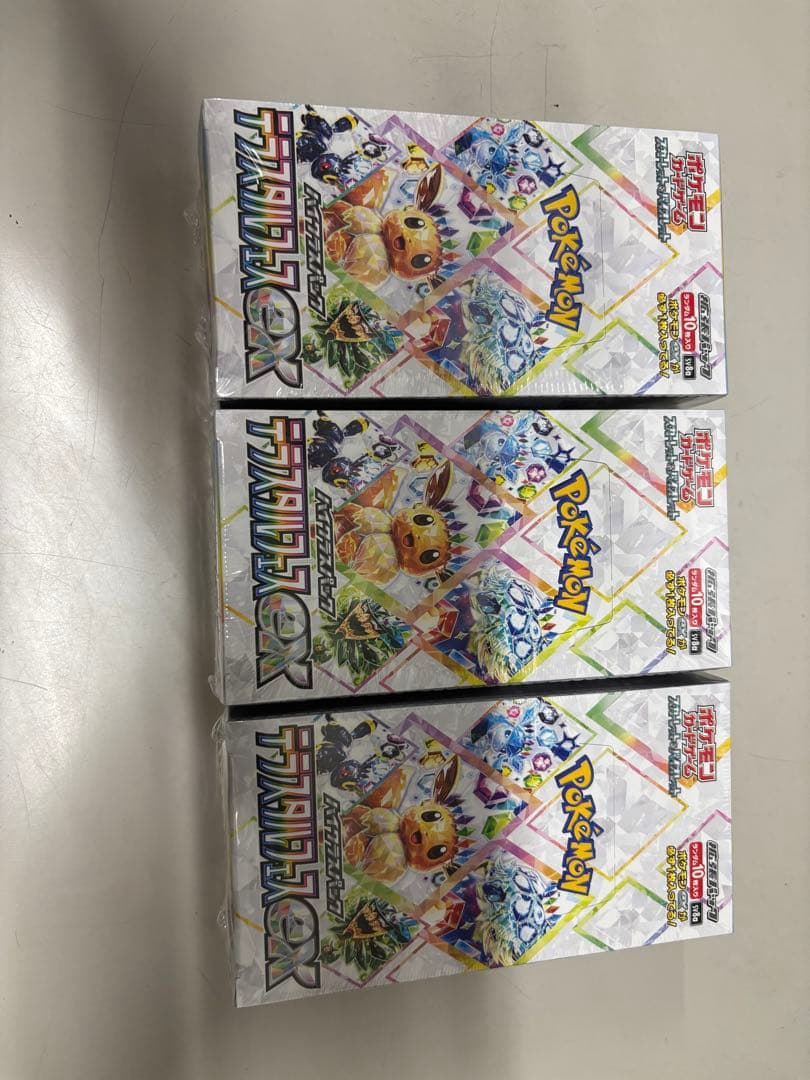 テラスタルフェス　シュリンク付き　新品　3BOX ボックス　ポケモンカード