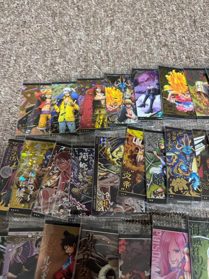 280枚以上】ウエハースカードまとめワンピース、呪術、鬼滅