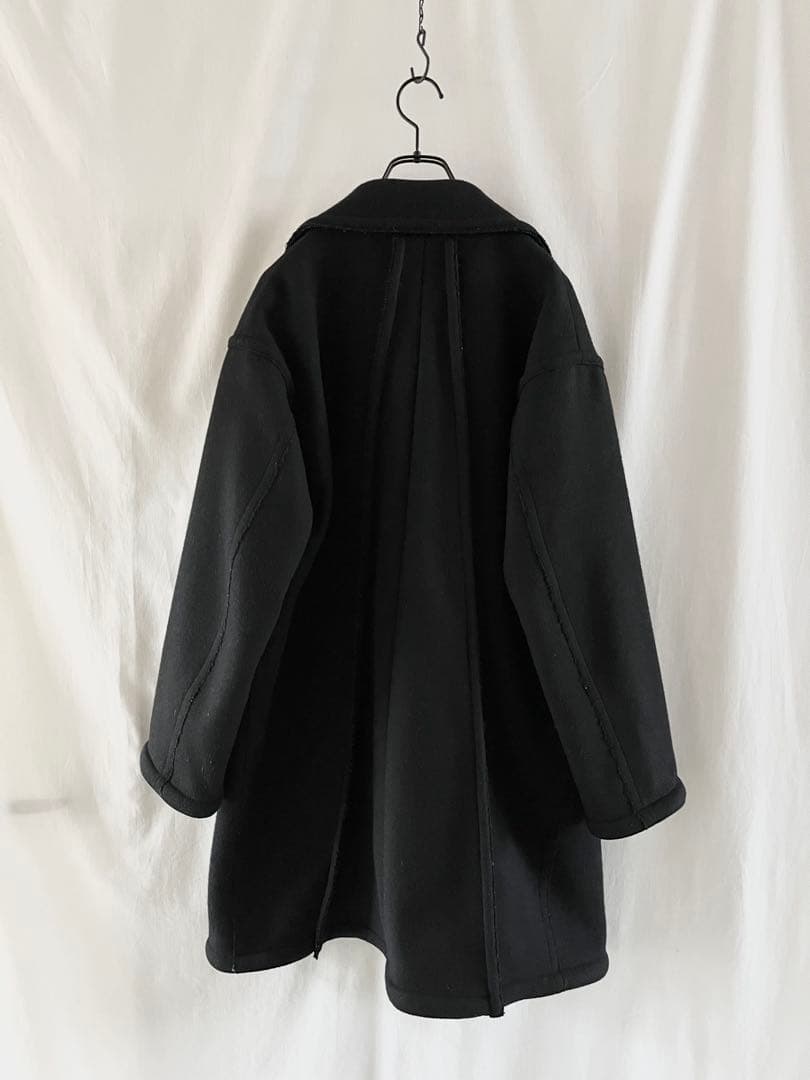 UN3D.アンスリード バックオリガミコート/ウールメルトン/黒 - メルカリ