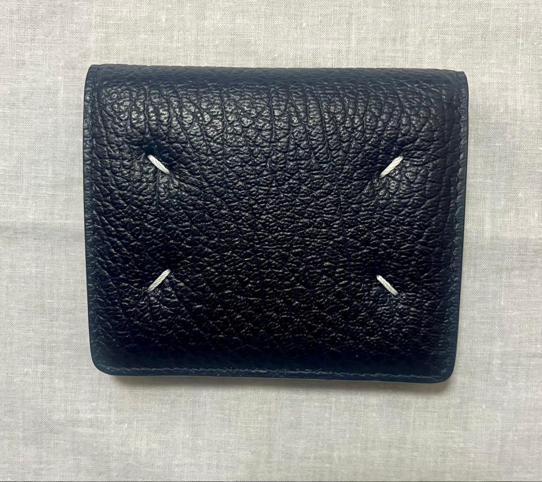 1/18までセール✨メゾンマルジェラ 4ステッチ二つ折り財布 クレピュスクル