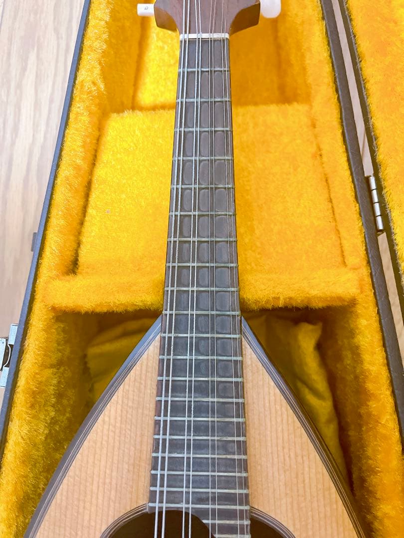 美品 落合忠男作 手工マンドリン 1977年製 ハンドメイド ハードケース付