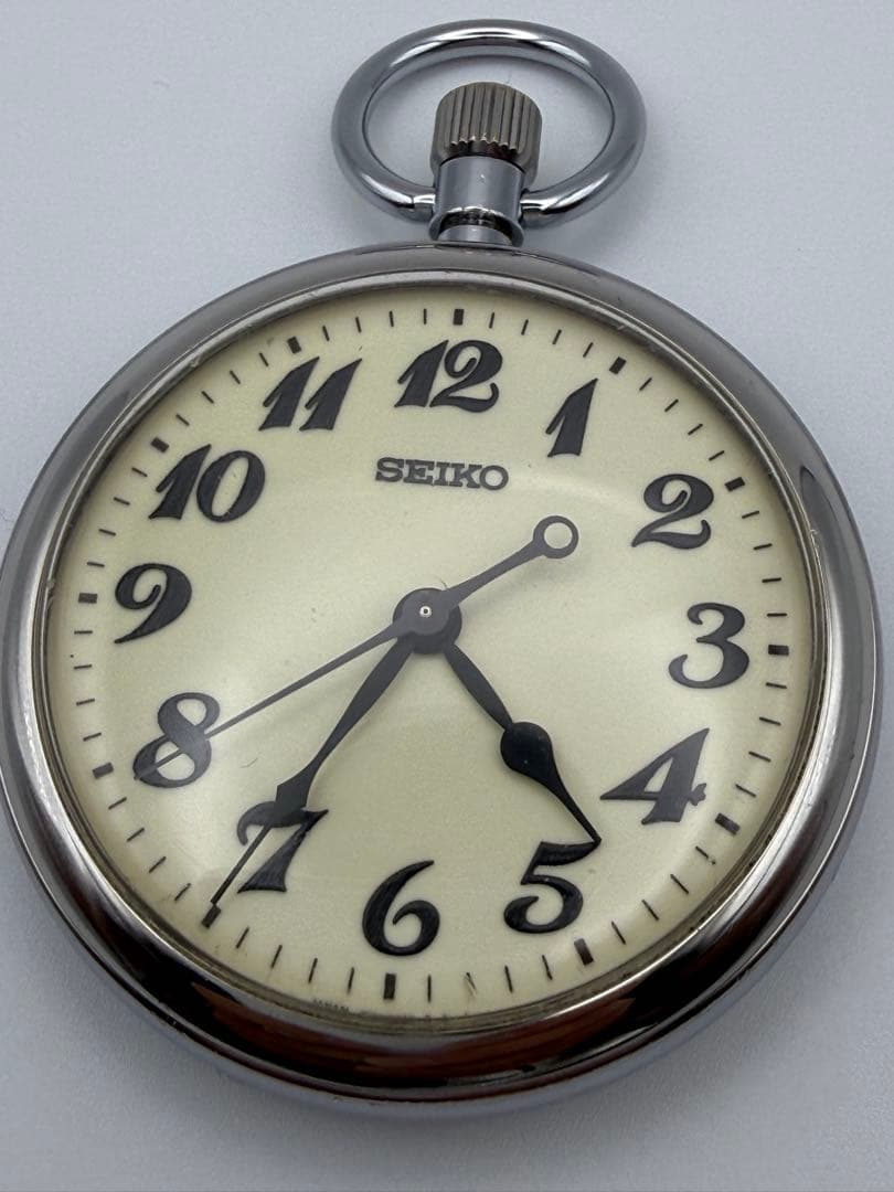 SEIKO JR 懐中時計　鉄道　ルミブライト　動作品　B