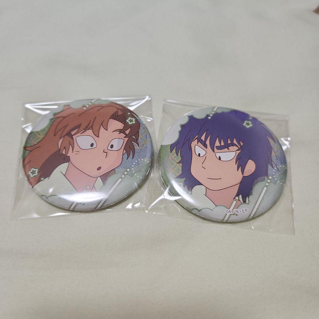 忍たま乱太郎 百面相缶バッジ 寝巻き姿の段 善法寺 伊作 食満 留三郎