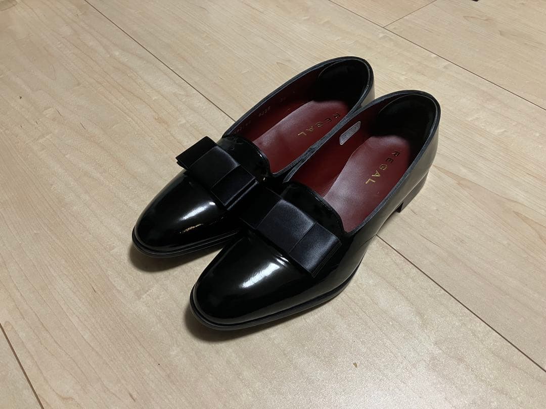 REGAL ブラック ローファー 25.0cm