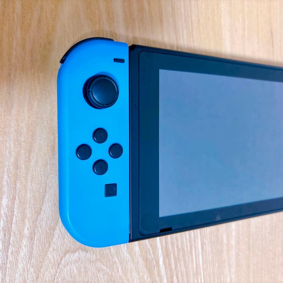 【未使用に近い】 バッテリー強化型 Nintendo Switch 本体 赤青