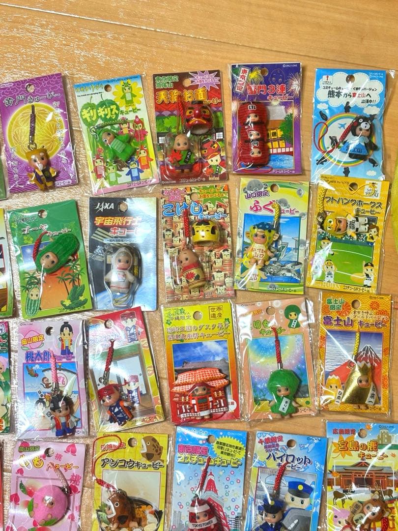 ご当地キューピー ストラップ 45個　おまけ付き