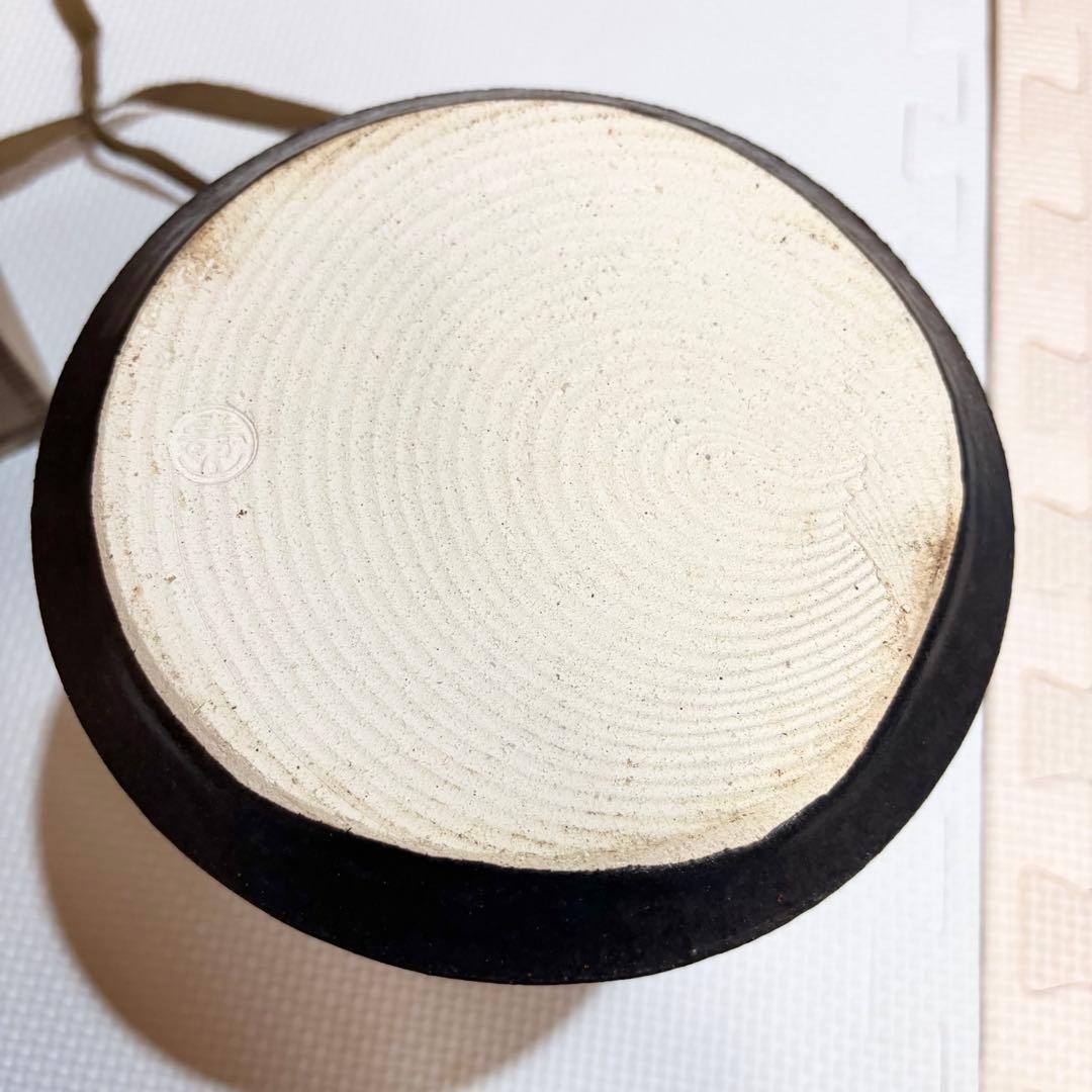 美品】瀬戸焼 水野寿山 鉄釉水指 水指 茶道具 - メルカリ