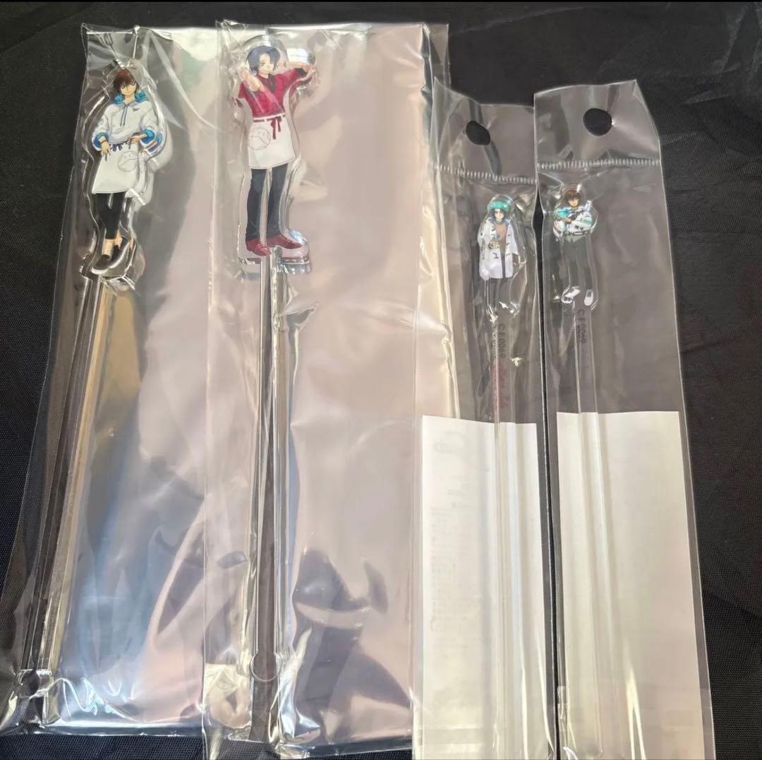 ガンダムSEED キラ、アスラン アクリルカフェマドラー ガンダムカフェ ガンダムSEED アスラン ザフト 私服 アクリル マドラー