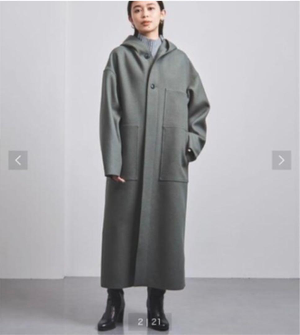 HYKE ハイク Melton Hooded Work Coat コート