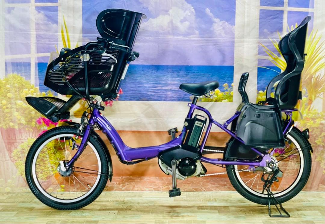 ヤマハパスキス⭐️人気モデル！子供乗せ電動アシスト自転車Y2781