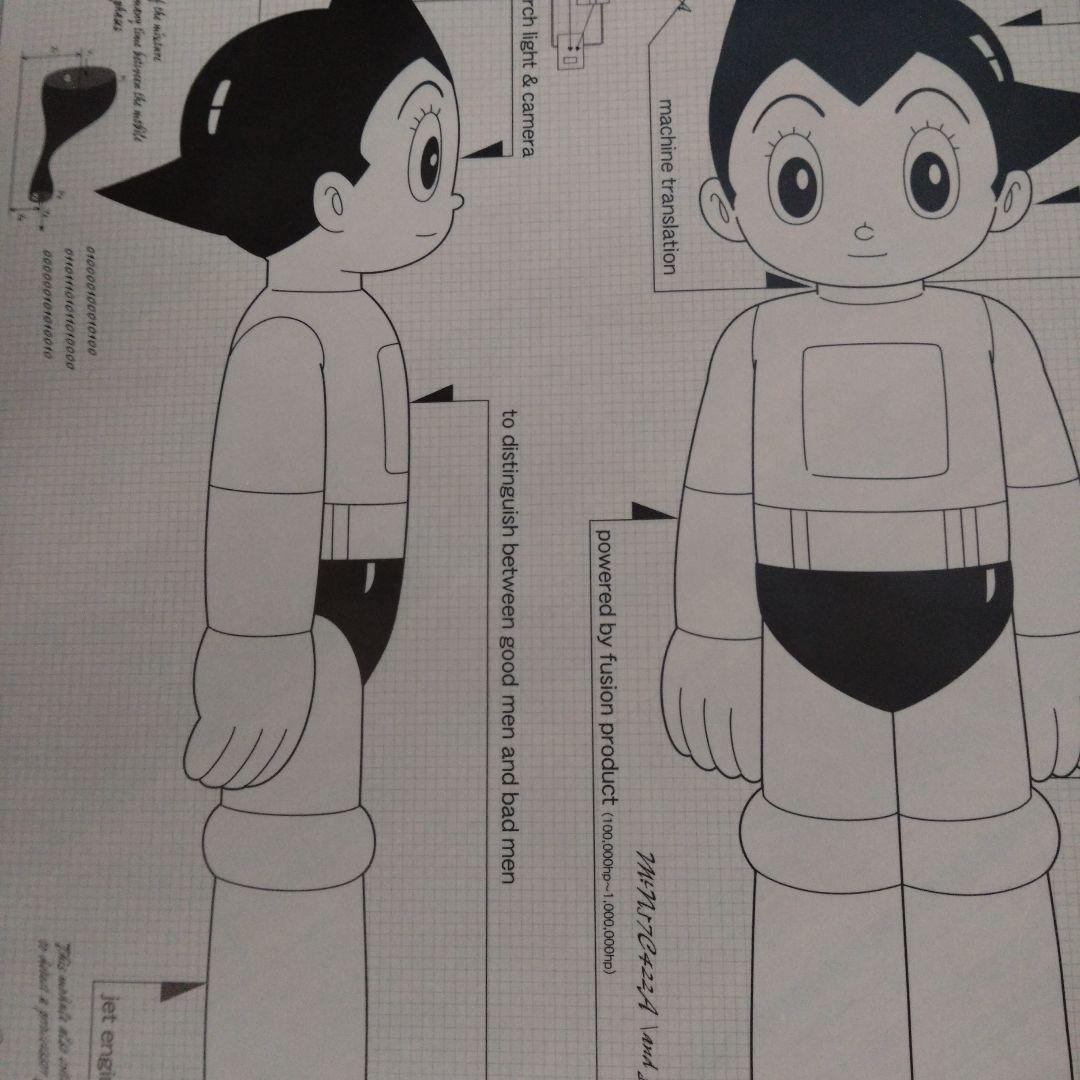 【ATOM PROJECT ,天馬午太郎】設計図大ロボット博 新品未使用 ATOM PROJECT ,天馬午太郎】設計図大ロボット博 新品未使用 トップ