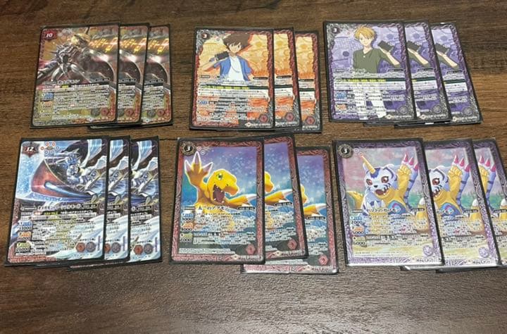 赤紫デジモンアグモンガブモンオメガモンデッキ