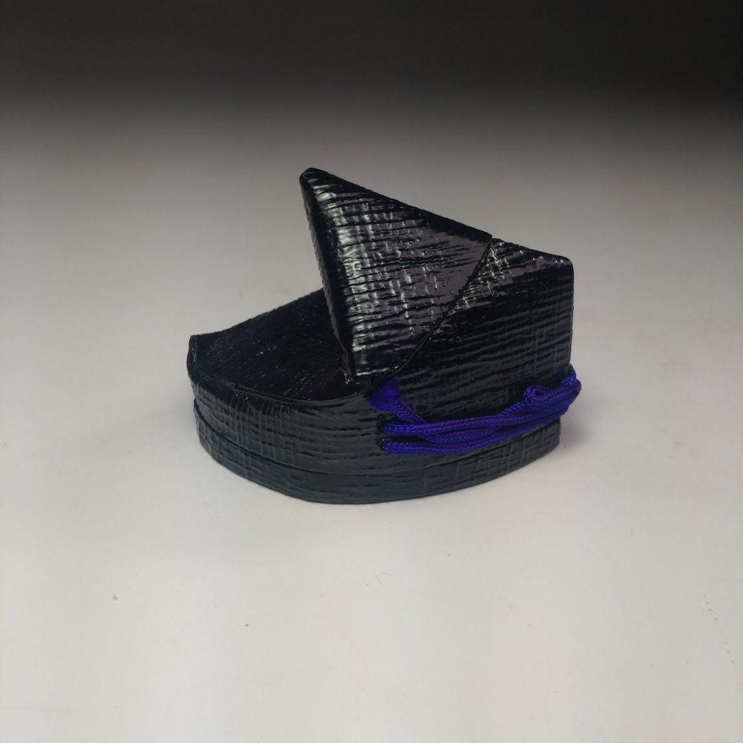 イ244 香合『畦地喜山』『源氏鳥帽子　香合　共箱　漆塗』茶道具