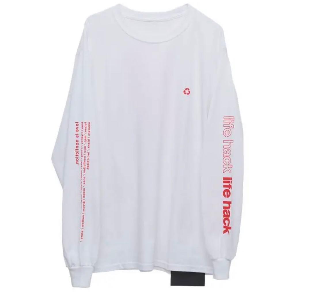 Vaundy ロンT life hack ホワイト Mサイズ 白 ロングTシャツ