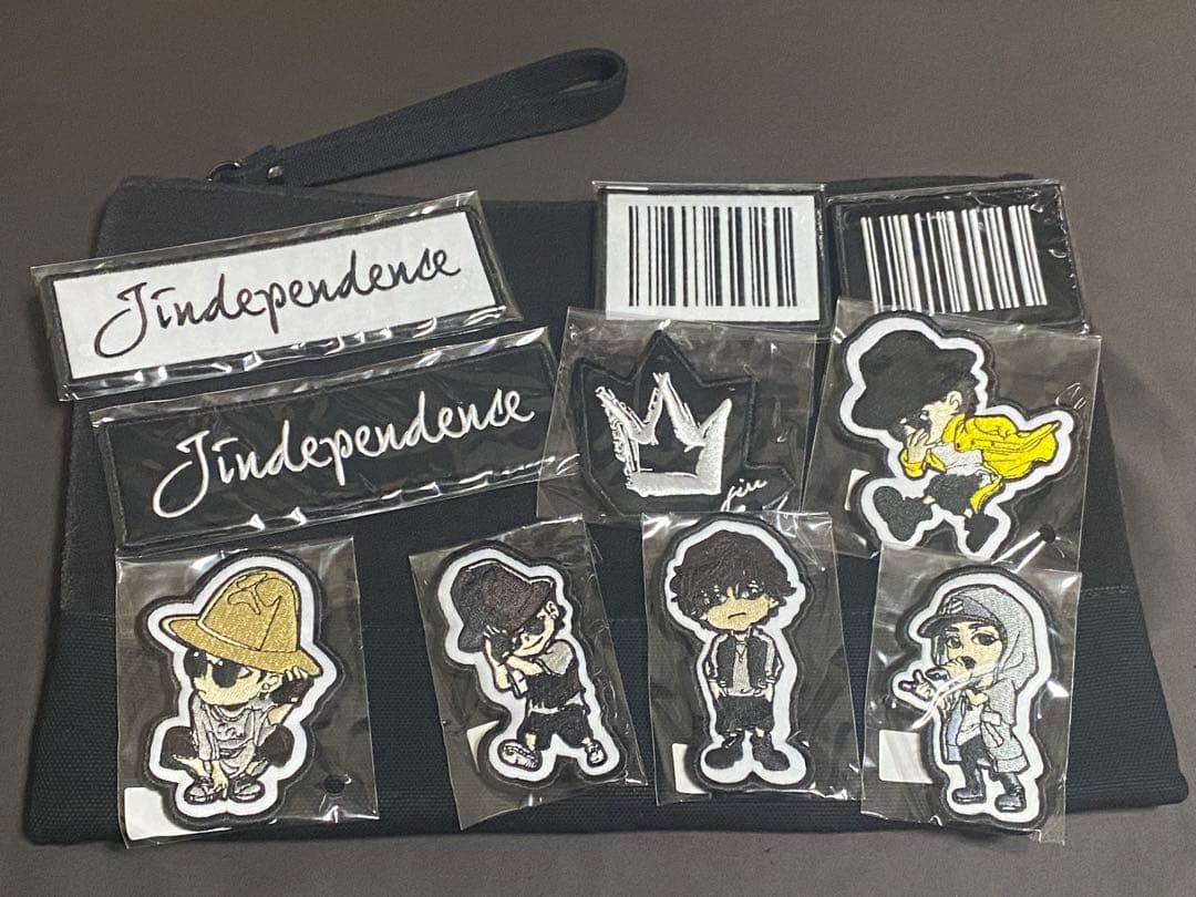 赤西仁 グッズ ベロクロ　クラッチバッグ&ワッペン 赤西仁 グッズ ベロクロ クラッチバッグ&ワッペン 赤西仁 グッズ