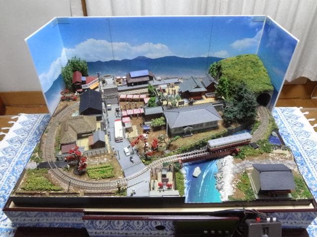 鉄道模型少年時代レイアウト・ジオラマ完成品 ケース・パワーパック付