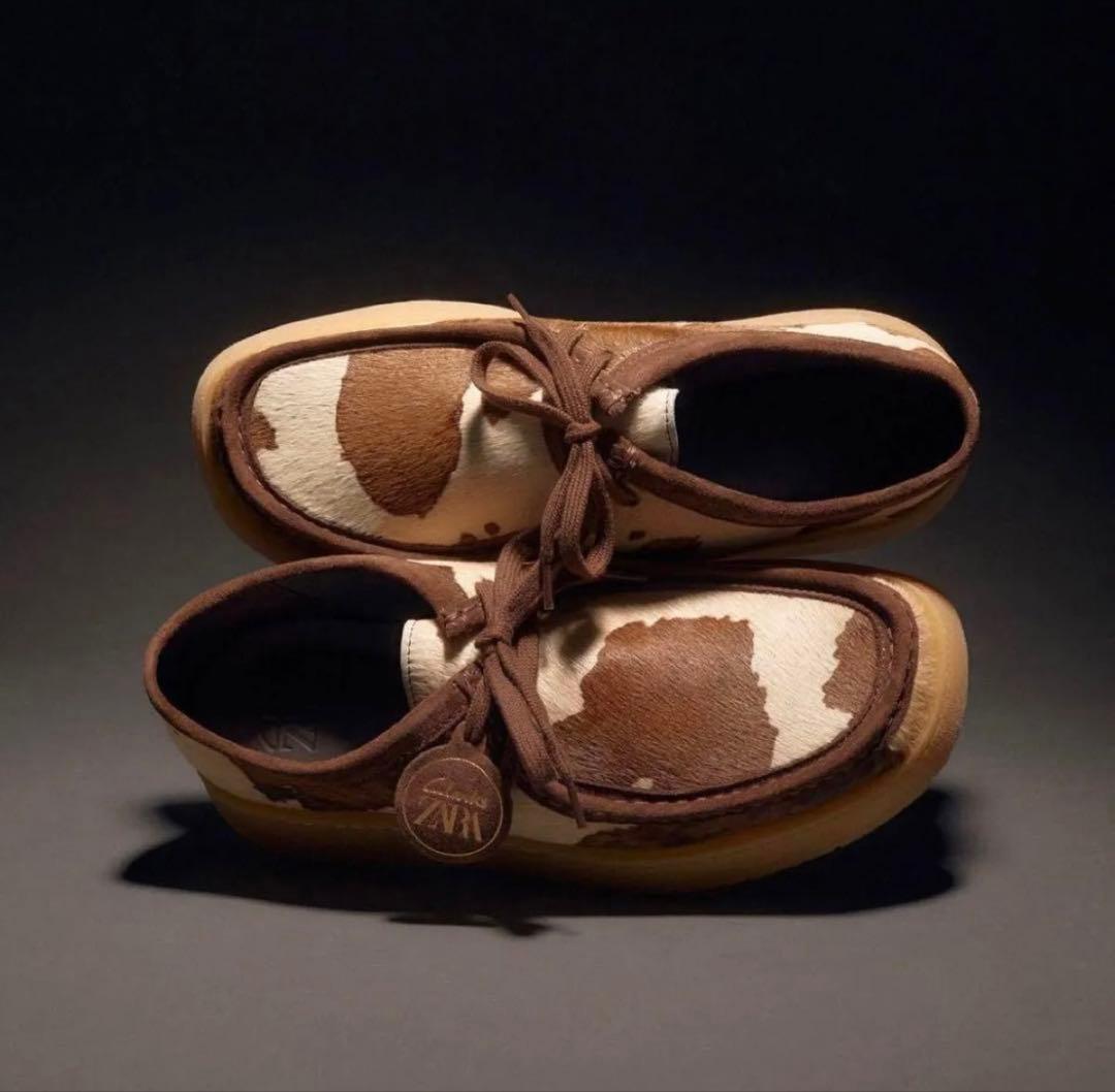 【極美品 激レア】Clarks × ZARA ワラビー ハラコ 定3.5万 43