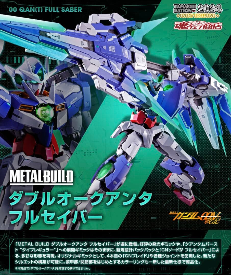 [新品、未開封]L BUILD ダブルオークアンタ フルセイバー