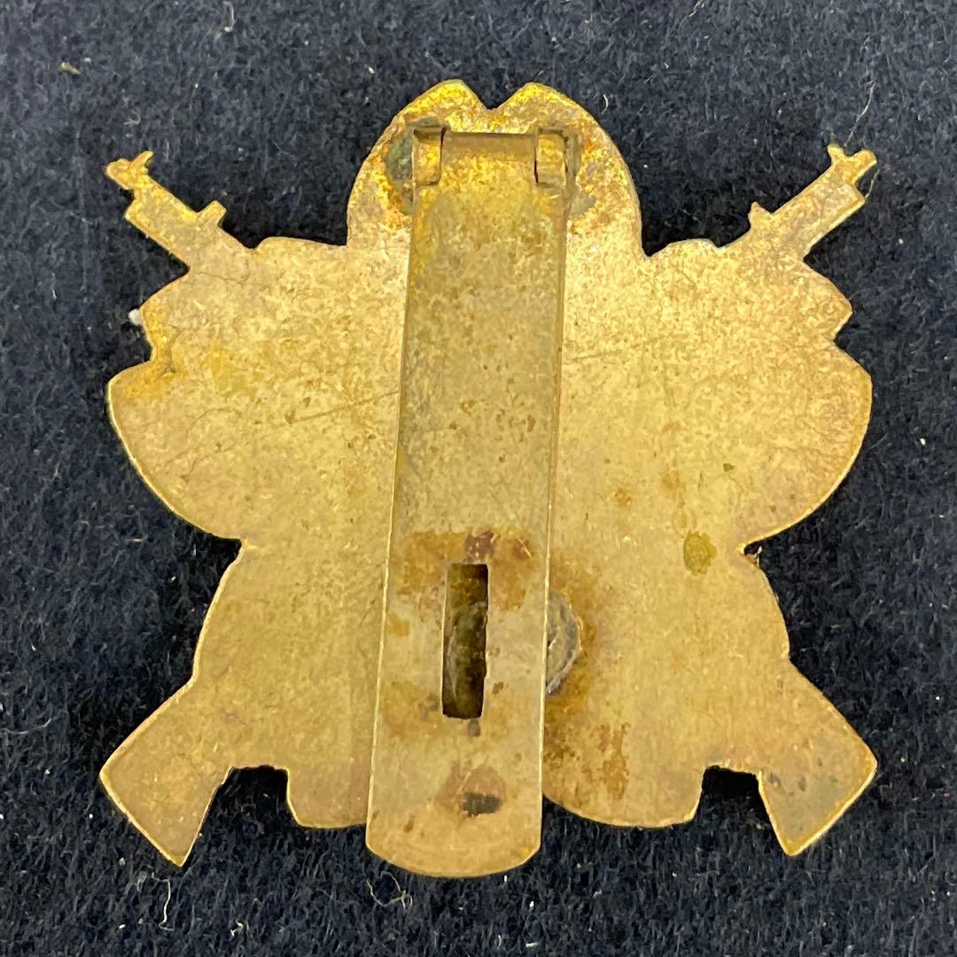 F0898 小銃射撃兵徽章 第三種射撃章 日本軍 陸軍徽章 戦前 桜 希少！旧